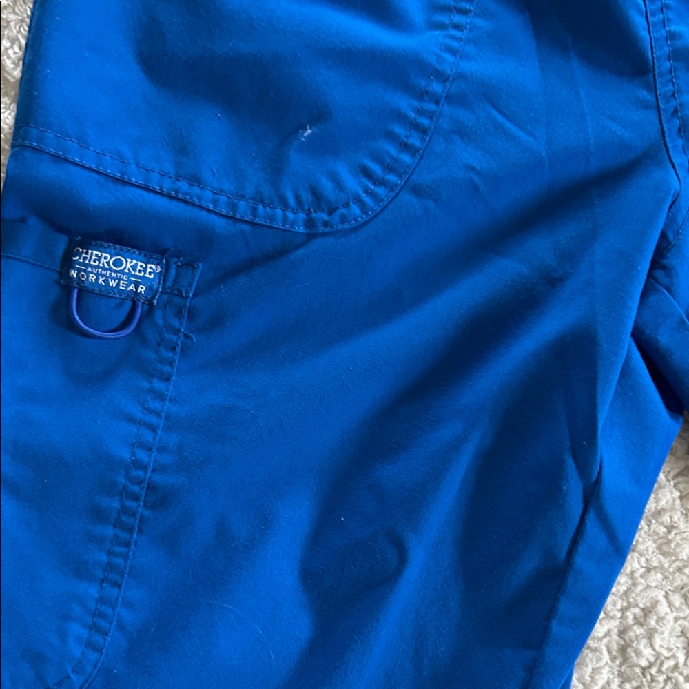 Cherokee Royal Blue Workwear Scrub Pants